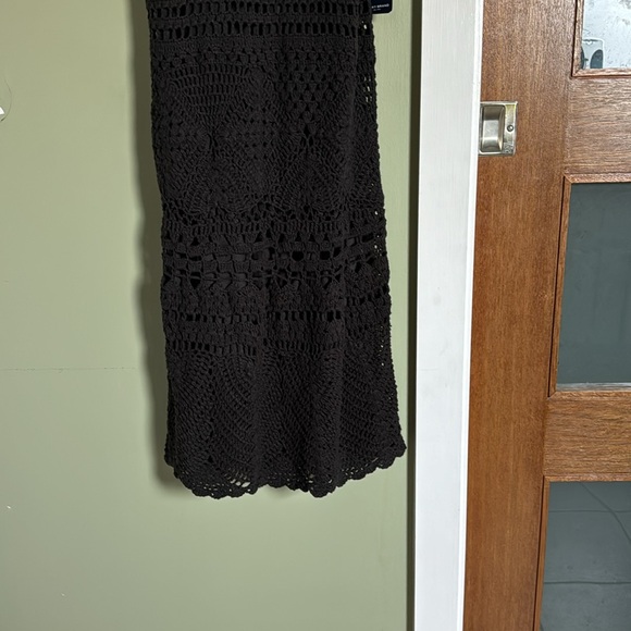 Lucky Brand black crochet dress size small. - Picture 8 of 11